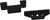 ATS Slab End Bracket Set, steel, black