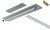 Vario Drop-Leaf Fitting Set, aluminum, silver