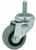 Caster, no brake, M10, steel, zinc-plated, 50mm