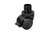 Caster, with brake, plastic, black, 60mm