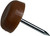 Furniture Glide, plastic, brown, 25mm 1inch D, Nail. Pack of 100 pcs Furniture Glide, plastic, brown, 25mm 1inch D, Nail. Pack of 100 pcs