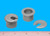Round Wire Management Grommet Silver 1", Bag of 100