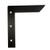 Standard Concealed Brackets, 2060 Lbs Per Pair Black 18" X 18" High