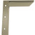 Standard Concealed Brackets, 2060 Lbs Per Pair Gray 18" X 18" High
