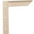 Standard Concealed Brackets, 2060 Lbs Per Pair White 18" X 18" High