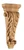 Art for Everyday Corbels, Paint Grade 6" W X 2-1/2" D X 13-3/4" H