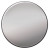 Adhesive Cap PVC Metal, Polished Chrome 9/16" (14Mm)