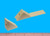 Corner Brace Almond 1-3/4" X 1-1/4" X 1-1/4", Pkg of 100