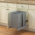 Soft Close, Bottom Mount Waste Bins with Handle, Similar To # Febsc15 2 20Wh 20 Qt (2) White 14-3/8" W X 20-1/8" D X 17-5/16" H Ch