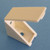 Corner Brace California Closets Almond 1-3/4" X 1-1/4" X 1-1/4", Box of 500
