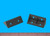 Vertical Corner Brace Black 2" X 3/4" X 3/4", Bag of 10