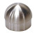 Satin Stainless Steel Fittings,2" Half Ball End Cap