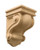 Scroll Collection Carved Corbels,Oak
