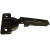 105G soft-close Euro hinges: screw on, with expansion dowels or press-in dowels, Screw-On Straight
