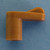 Window Clip Tan 7/16", Pkg of 250