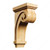 Mission & Shaker Corbel - MS10, Height - Overall Dimensions 12 in, Depth - Overall Dimensions 5 5/8 in, Width 4 1/2 in