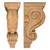 Acanthus Corbel - A1, Species Red Oak, Height - Overall Dimensions 14 1/2 in, Depth - Overall Dimensions 7 1/4 in, Width 5 1/8 in