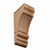 Mission & Shaker Corbel - MS6, Species Red Oak, Height - Overall Dimensions 10 in, Depth - Overall Dimensions 5 in, Width 3 1/2 in