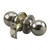 Ball Knobs - 1040 Series, Finish Antique Nickel, Function Passage