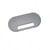 Oval Cable Grommet, Finish Grey PRO-PACK 3