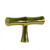 Traditional Forged Iron Knob - LC11, Finish Polished Brass, Material Brass