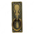 Traditional Brass Pull - 1223, Finish Floral Brass