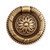 Traditional Brass Pull - 1223, Finish Florence, Projection - Overall Dimensions 11 to 45 mm, Diameter - Overall Dimensions 47 mm