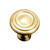 Traditional Brass Knob - 1413, Finish Satin Brass