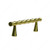Traditional Forged Iron Pull - LC15, Finish Polished Brass, Material Brass