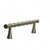 Traditional Forged Iron Pull - LC15, Finish Satin Nickel, Material Brass