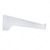 General Duty Bracket #180, Length 10 in, Color / Finish White PRO-PACK 5