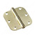 3-1/2 Full Mortise Butt Hinge - 5/8 Radius, Color/Finish Brass PRO-PACK 2