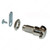 Hasp Lock for Metal or Wooden panel, Lockable with Padlock, Cabinets Wooden Door, Position Left, Wooden panel thickness Up to 19 mm, Metal panel thickness N/A