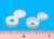 Folding Screw Cover Cap White, PLASTIC HINGED SCREW COVER CAPS Choose your Color 6-8 Gauge, 0.5"D