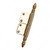 Traditional Pivot Hinge - Height: 120 mm, Finish Brass, Finish Number 130