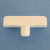 Vertical Divider Clip White 1/4" with 1/4" peg, Bag of 4
