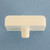 Vertical Divider Clip White 3/4" with 1/4" peg, Pkg of 50