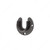 1-5/16 Open Round Support - Screw Mount, Finish Matte Black, Material Aluminum PRO-PACK 3