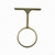 1-5/16 Central Round Support - Screw Mount, Finish Matte Brass, Material Aluminum 1-5/16 Central Round Support - Screw Mount, Finish Matte Brass, Material Aluminum