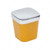 Contemporary Plastic knob - 2241, Finish Orange