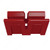 Bulk CONNECT Components, Product dimension - Depth 40 mm, Product dimension - Height 10 mm, Product dimension - Width 60 mm, Finish Red