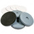 SUPER SLIDEX Gray Round Ultra-Sliding Glides, Diameter 1 7/8 in, Mounting Type Glide, Color / Finish Black / Gray
