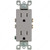 Decora Tamper-Resistant Receptacles, Finish Grey PRO-PACK 2