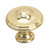 Traditional Brass Knob - 2440, Finish Brass, Diameter - Overall Dimensions 30 mm