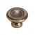 Traditional Brass Knob - 2440, Finish Burnished Brass, Diameter - Overall Dimensions 25 mm, Projection - Overall Dimensions 17 mm PRO-PACK 2