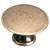 Traditional Solid Brass Knob - 2445, Finish Burnished Brass