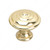 Traditional Brass Knob - 2449, Finish Brass, Diameter - Overall Dimensions 25 mm