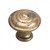 Traditional Brass Knob - 2449, Finish Oxidized Brass, Diameter - Overall Dimensions 25 mm PRO-PACK 3