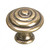 Traditional Brass Knob - 2449, Finish Burnished Brass, Diameter - Overall Dimensions 30 mm PRO-PACK 2
