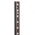 5/8 U-Shaped Metal Pilaster, Length 60 in, Color/Finish Brown PRO-PACK 5